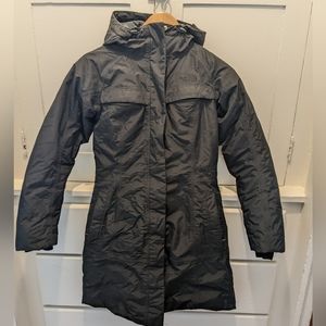 The North Face knee length down coat